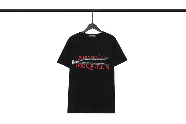 Alexander Mcqueen T-shirt Black 5051 YK0058 - 1