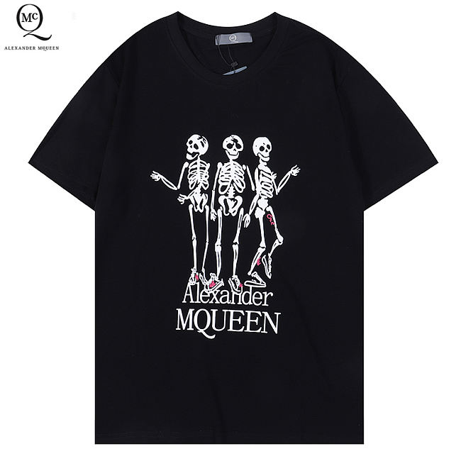 	 Alexander Mcqueen T-shirt Black SF057 SF0056 - 1