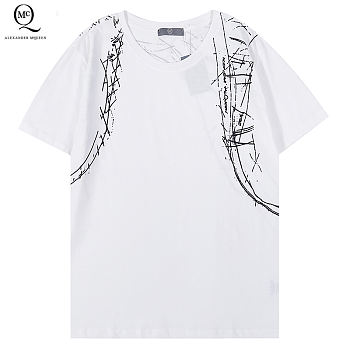 	 Alexander Mcqueen T-shirt White SF056 SF0058