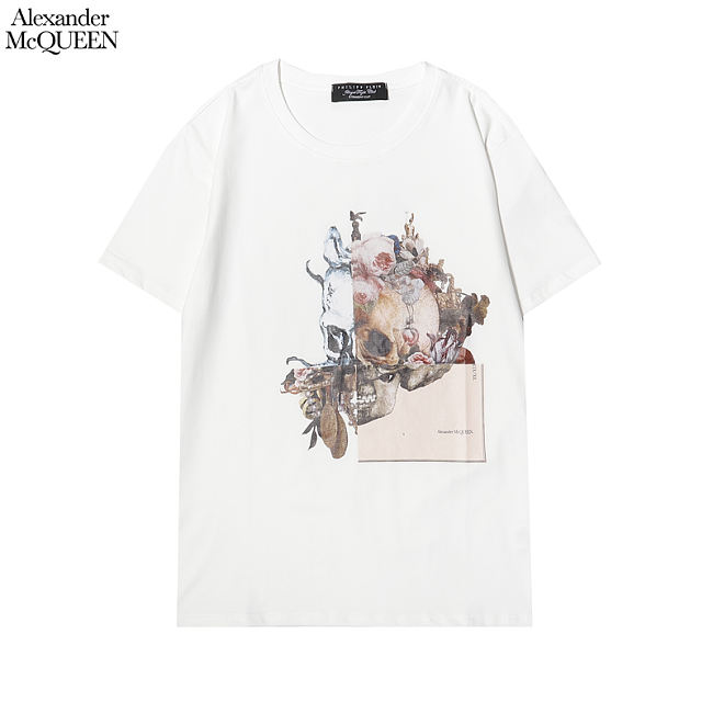 	 Alexander Mcqueen T-shirt White SF035 SF0053 - 1