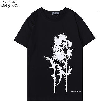 	 Alexander Mcqueen T-shirt Black SF039 SF0048