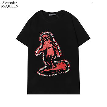 	 Alexander Mcqueen T-shirt Black SF016 SF0050