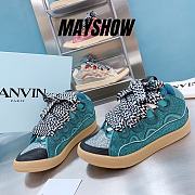 Lanvin Leather Curb Diamond Blue - FM-SKRK11-STRA-H21281 - 1