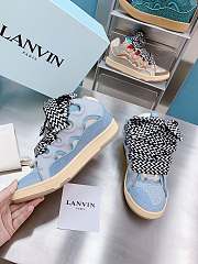 	 Lanvin Leather Curb Blue - 3