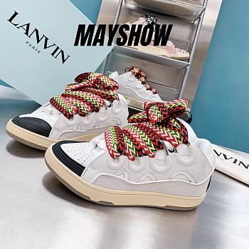 Lanvin Leather Curb White Ivory - FM-SKRK11-DRAG-A2000