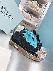 Lanvin Leather Curb Gallery Dept. Black Multi - FM-SKRK11-DRGD-P2210S1 - 4