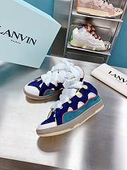 	 Lanvin Leather Curb Blue Yellow - 5