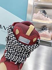 	 Lanvin Leather Curb Burgundy - 4