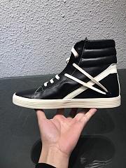 Rick Owens Geothrasher High Black Leather - RU18S5864 - 2