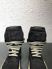 Rick Owens Black Dirt Geobasket Sneakers - 4