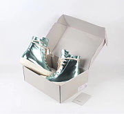 Rick Owens DRKSHDW High Top Green Metallic - 2