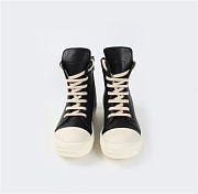 Rick Owens Ss22 Fogachine Sneakers In Full Grain Calf - 5