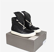 	 Rick Owens Zip Geobasket Sneakers Black - 3