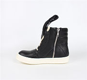 	 Rick Owens Zip Geobasket Sneakers Black - 2