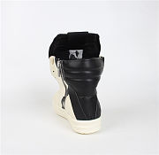 Rick Owens Geobasket High Top Milk And Black - 3