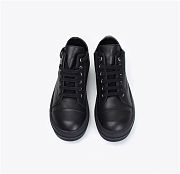 	 Rick Owens Low Top Leather Sneakers All Black - 2