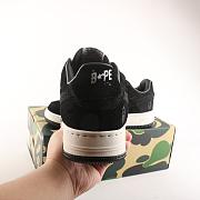 A Bathing Ape Bape Sta Black Suede - 1H70-191-004 - 4