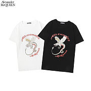 	 Alexander Mcqueen T-shirt Black SF029 SF0051 - 3