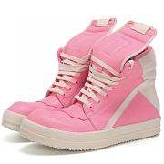 Rick Owens Geobasket High Top Pink  - 2