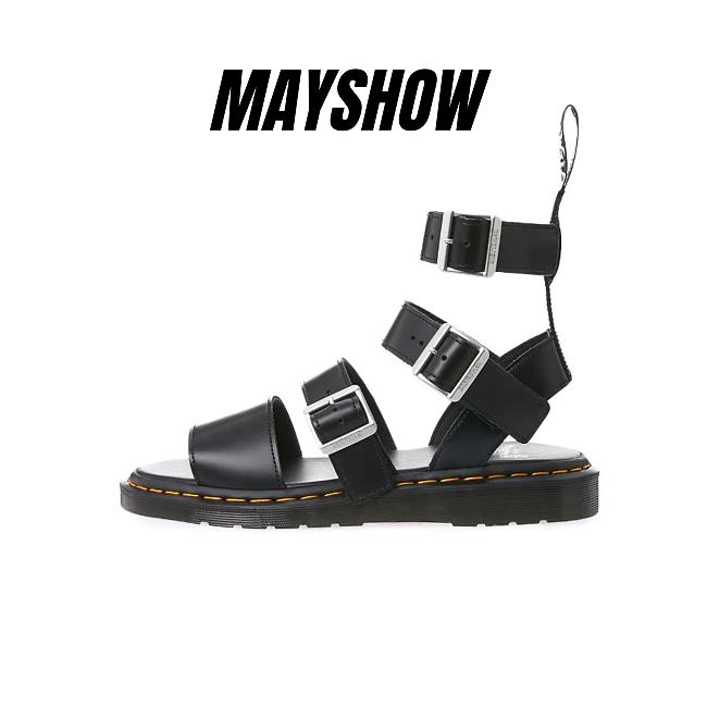 Rick Owens x Dr. Martens Gryphon leather sandals - DW21S68061001 - 1