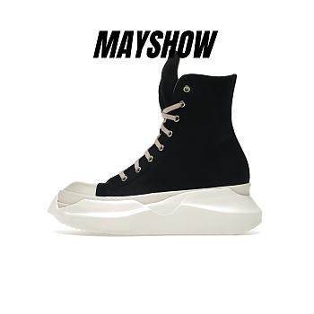 Rick Owens Abstract High Top Black Milk - DU21S2840 TNAP 91111