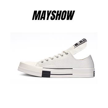 Converse TURBODRK Chuck Taylor All-Star 70 Low Rick Owens DRKSHDW White