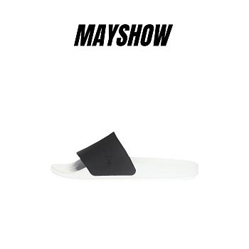 Rick Owens DRKSHDW Rubber Slide Black Milk 