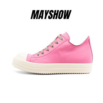 Rick Owens Strobe Low Top Pink