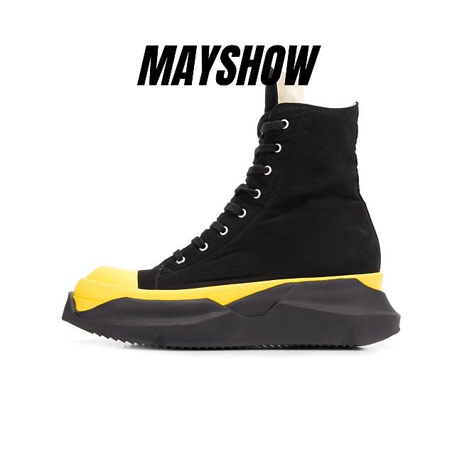 Rick Owens DRKSHDW High Abstract Canvas Yellow - 1