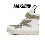 Rick Owens Tonal Tecuatl Geobasket White  - 1