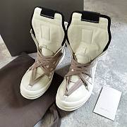 Rick Owens Tonal Tecuatl Geobasket White  - 3