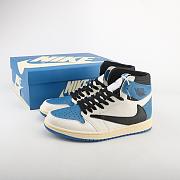  Air Jordan 1 High Travis Scott Fragment Military Blue  - DH3227-105 - 5