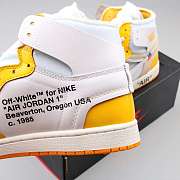 Air Jordan 1 High Off-White Canary Yellow - AQ0818-149  - 2