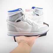 Air Jordan 1 Retro High Zoom White Racer Blue - CK6637-104 - 2