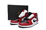 Air Jordan 1 Mid Chicago Toe - 554724-069  - 3