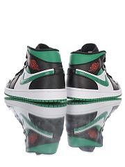 Air Jordan 1 Mid Green Toe -  554724-067  - 5