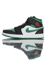 Air Jordan 1 Mid Green Toe -  554724-067  - 2