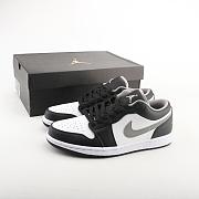 Air Jordan 1 Low Black White Grey - 553558-040 - 3