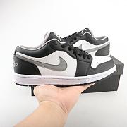 Air Jordan 1 Low Black White Grey - 553558-040 - 4