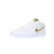 Air Jordan 1 Low White Metallic Gold - CZ4776-100 - 5