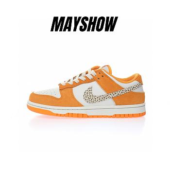 Nike Dunk Low AS Safari Swoosh Kumquat - DR0156-800