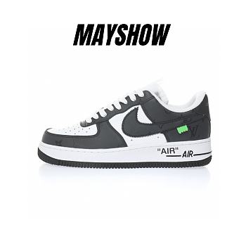 Louis Vuitton Nike Air Force 1 Low By Virgil Abloh Black LD0212