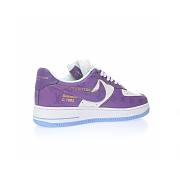 Louis Vuitton Nike Air Force 1 Low By Virgil Abloh Purple White AEU3BM16M693-3308-7 - 2