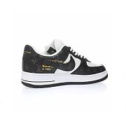 Louis Vuitton Nike Air Force 1 Low By Virgil Abloh Black White  AEU3BM16M693-3308-9 - 3