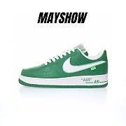 Louis Vuitton Nike Air Force 1 Low By Virgil Abloh Green AEU3BM16M693-MS0232 - 1