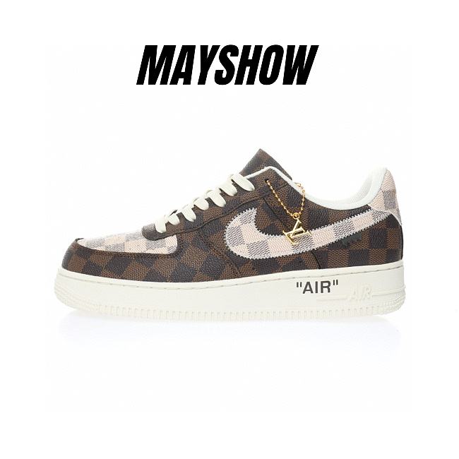 Nike Air Force 1 Low Louis Vuitton Monogram Brown Damier Azur AEU3BM16M695-1A9V02 - 1