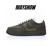 Louis Vuitton Nike Air Force 1 Low By Virgil Abloh Khaki AEU3BM16M690-MS7108 - 1