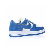 	 Louis Vuitton Nike Air Force 1 Low By Virgil Abloh Blue White AEU3BM16M693-3308-4 - 3