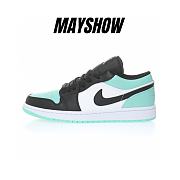 Air Jordan 1 Low Emerald Toe - 553558-117 - 1