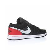 Air Jordan 1 Low Brushstroke Swoosh Black - DA4659-001 - 3